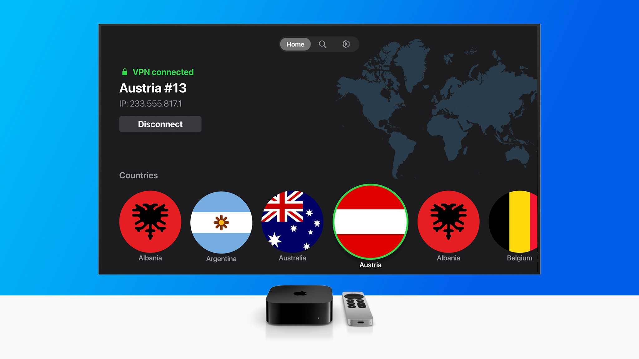 Customize this title in frenchNordVPN est désormais disponible pour tvOS 17 en tant qu'application Apple TV